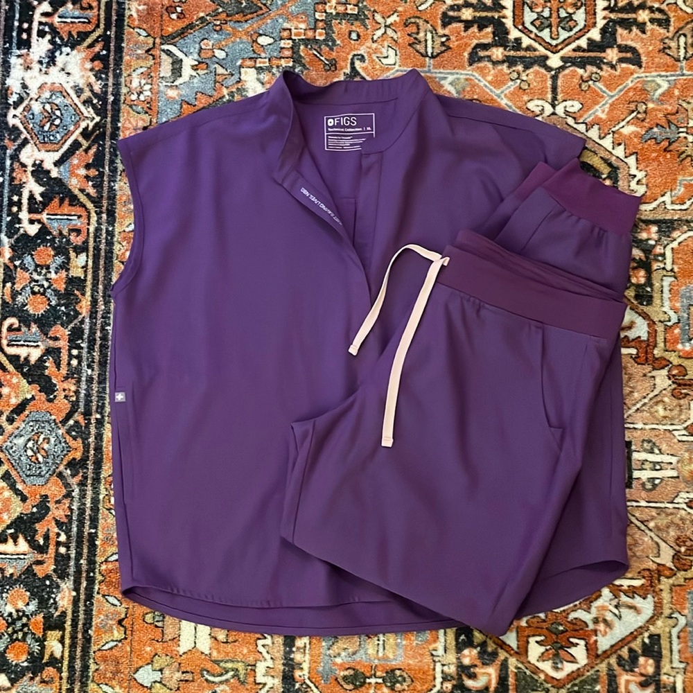 Figs Purple Women's Top